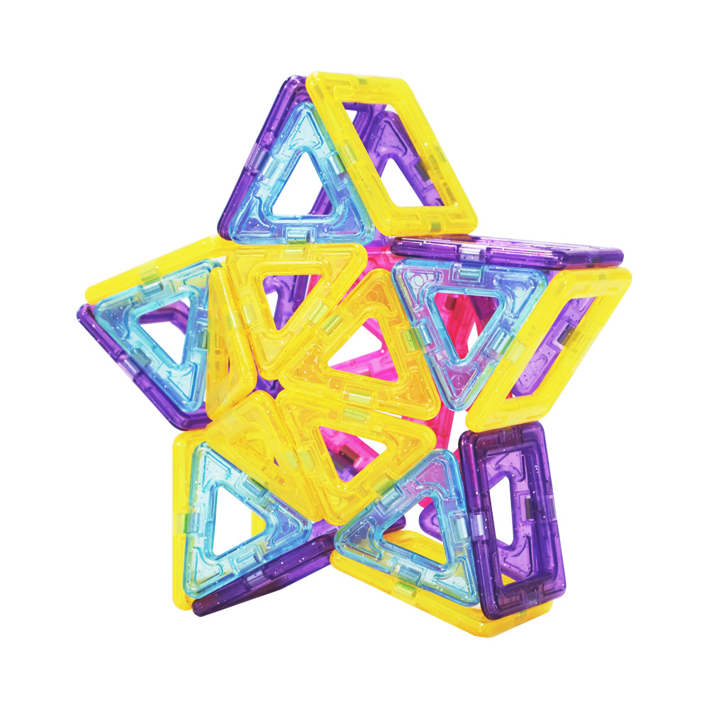 Ventas transfronterizas calientes universales pegatinas magnéticas puzzle juguetes portátiles para niños y niñas regalos de bloques magnéticos mini piezas magnéticas