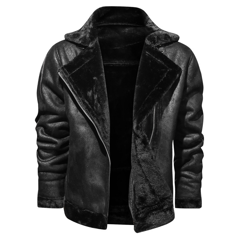 Men's Cotton Jacket Regular Fit With Pockets In Brown_voghion.com