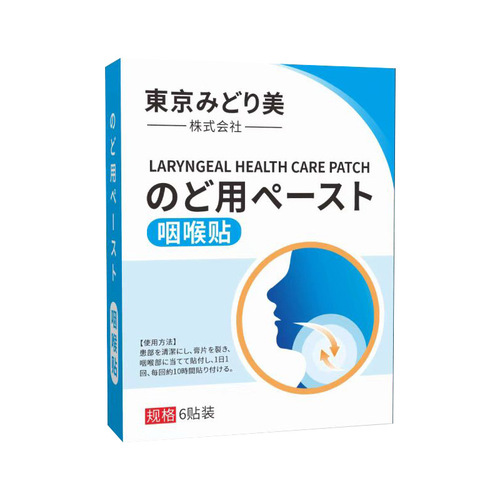 Throat patch, clear phlegm, phlegm and foreign matter in throat, mugwort throat patch, flat throat and foreign body throat care patch