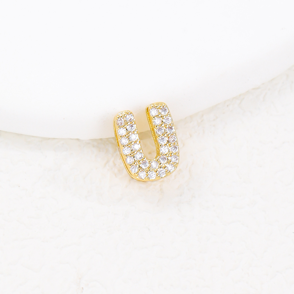 2g Weight Pendant Jewelry Making Type Zircon Inlay Material Charms, Necklace Classification 1 Piece Quantity Copper Material Letter, Word Pattern All Seasons Season Cute, Classic Style Style 1 Piece Copper Zircon Letter Word Pendant Charms Necklace 23