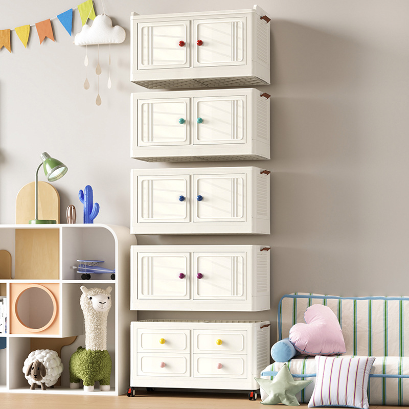 Gabinete de almacenamiento de dopamina, armario doméstico para niños, armario plegable sin instalación, caja de almacenamiento de ropa, juguetes, artículos diversos