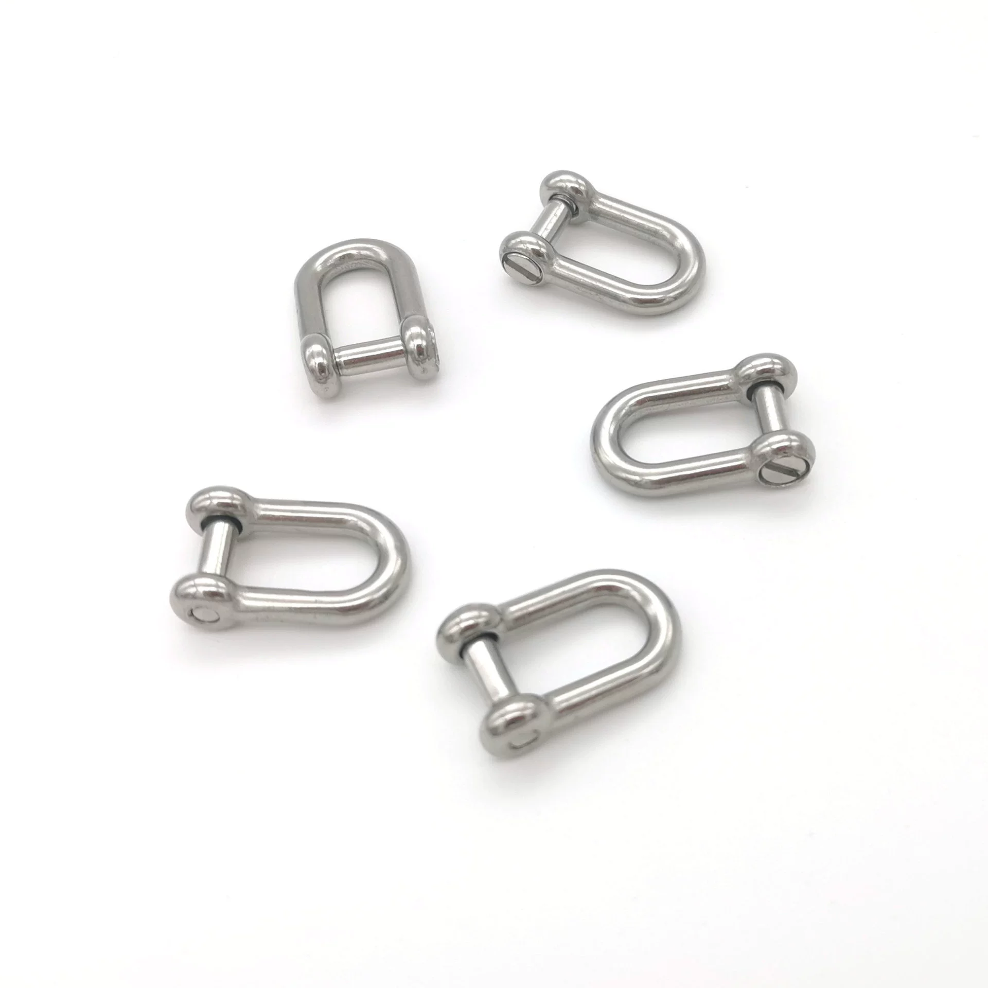 Скоба из нержавеющей стали D-образная дужка с одним словом, Скоба для подковы, аксессуары для цепи, морское оборудование