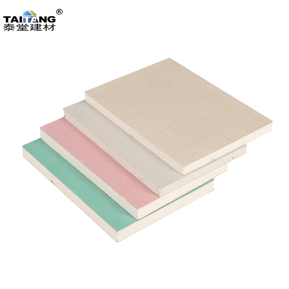 Exportado a África Placa de yeso a prueba de humedad Decoración del techo Placa de yeso Decoración del techo