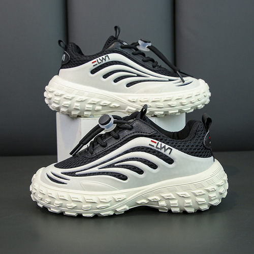 Children's Sports Shoes Mesh Shoes  New Girls Summer Dad Shoes Trendy Brand Boys Breathable Mesh Running Shoes