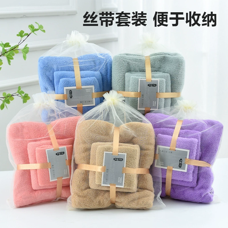 Коралловое банное полотенце, дышащая косынка, опт, увеличенная толщина
