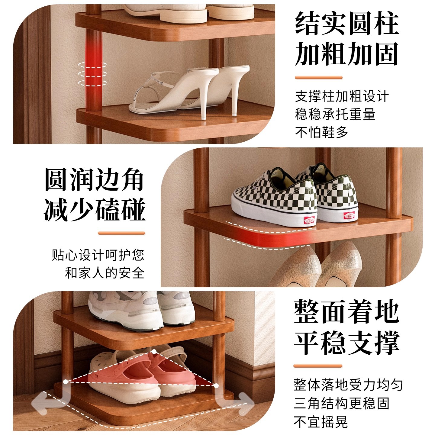 Estante de zapatos multicapa en la puerta del estante de zapatos pequeño estante de almacenamiento de zapatos doméstico simple pequeño armario de zapatos estrecho para alquiler de dormitorios