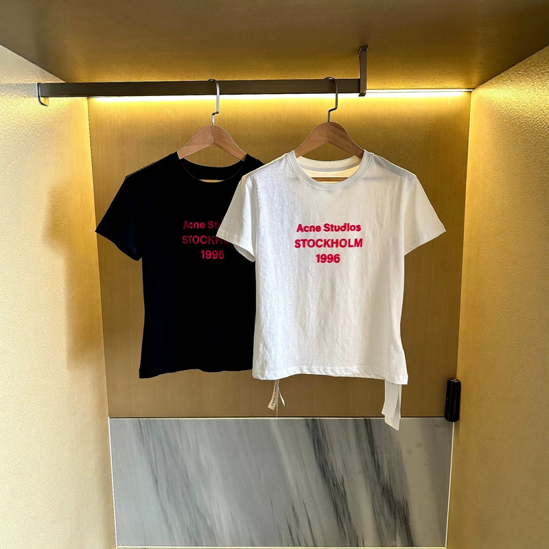 26 Summer Ac Limited Edition Letter Flocking 1996 Short Sleeve Cotton Linen Casual Loose Breathable Slimming Round Neck T-Shirt 26 Summer Ac Limited Edition Letter Flocking 1996 Short Sleeve Cotton Linen Casual Loose Breathable Slimming Round Neck T-Shirt
