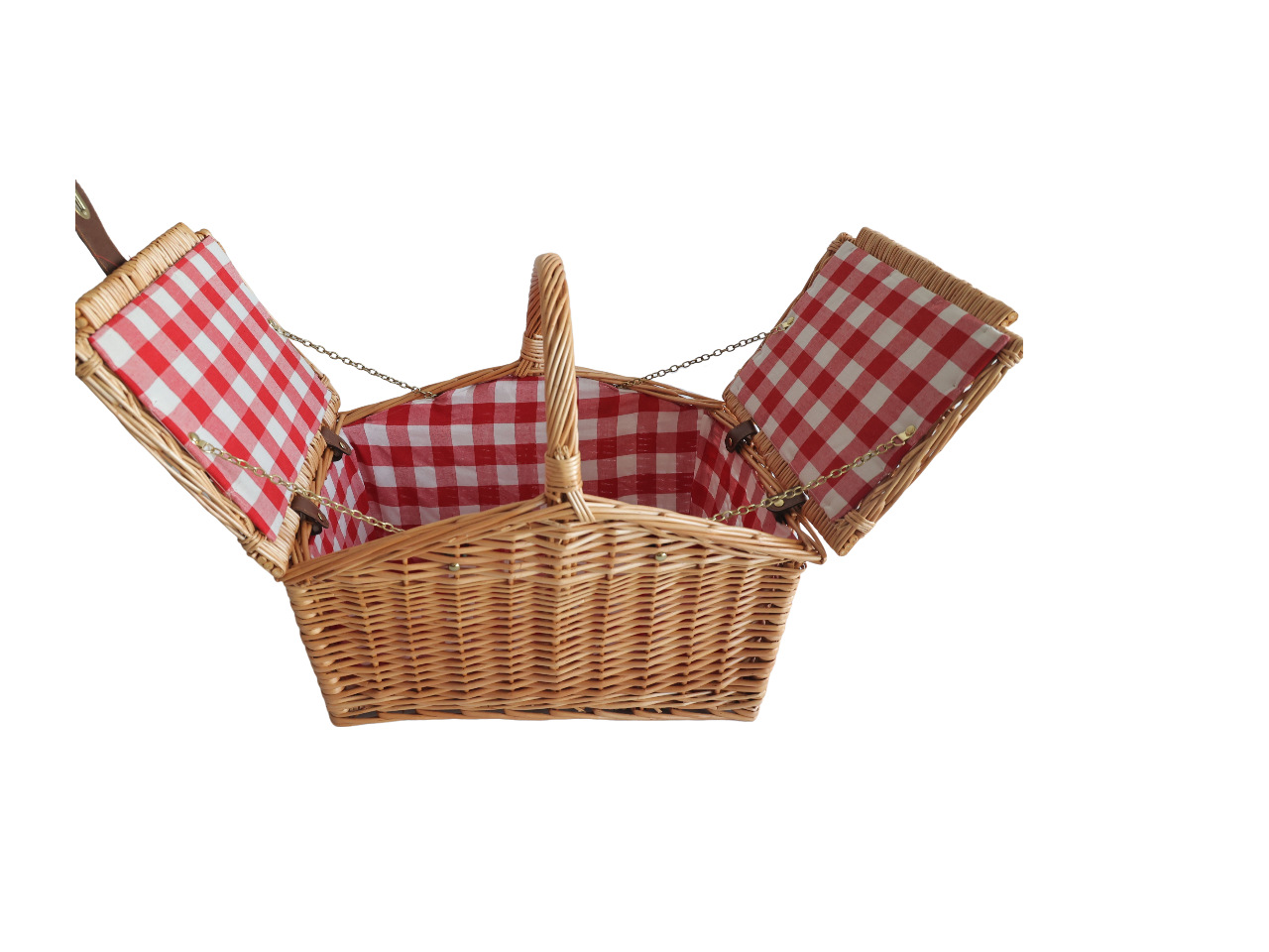 Spot de fábrica cesta portátil de mimbre cesta de regalo cesta de almacenamiento retro de estilo pastoral cesta de frutas de ratán hecho a mano cesta de picnic
