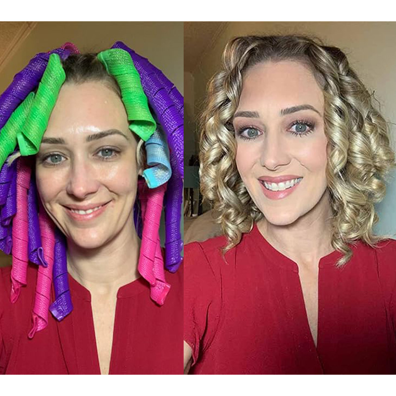 55cm30 volumen medio no duele rizador de pelo espiral onda rizador manual rizador de pelo rizado artefacto mullido