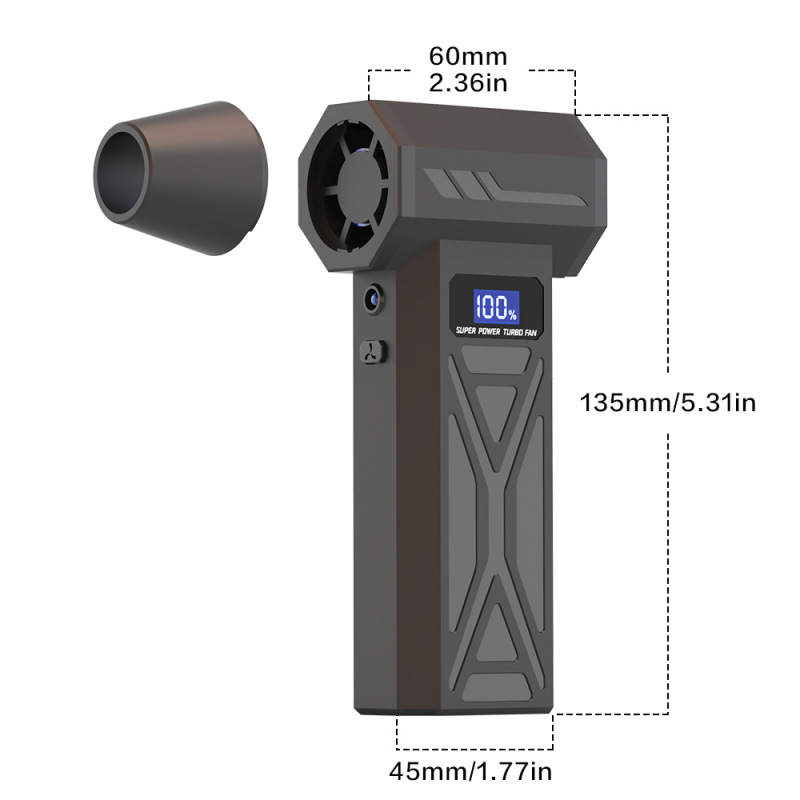 2025 年 7 月新暴力ターボファン暴力ファン高速ダストブロワーハンドヘルドポータブル掃除機|undefined