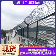 Y型立柱双边丝隔离场地围栏网浸塑边框护栏网果园林围墙防护机场