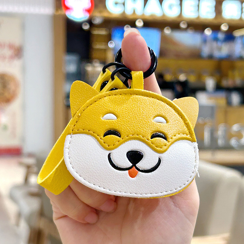カスタマイズ卸売ネットレッド新型皮革動物キーホルダーカップル漫画学生かわいいバッグ装飾ペンダント|undefined