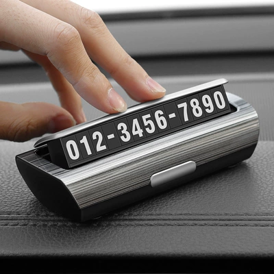 Avtomobil Mobil Telefon Nişanı Müvəqqəti Dayanacaq Nömrə Nişanı Yüksək Səviyyəli Rəqəmsal Bəzək
