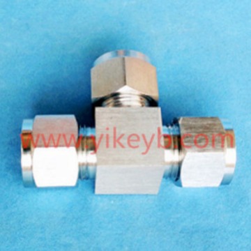 供应卡套式三通接头卡套式扩口接头不锈钢三通接头厂家直销