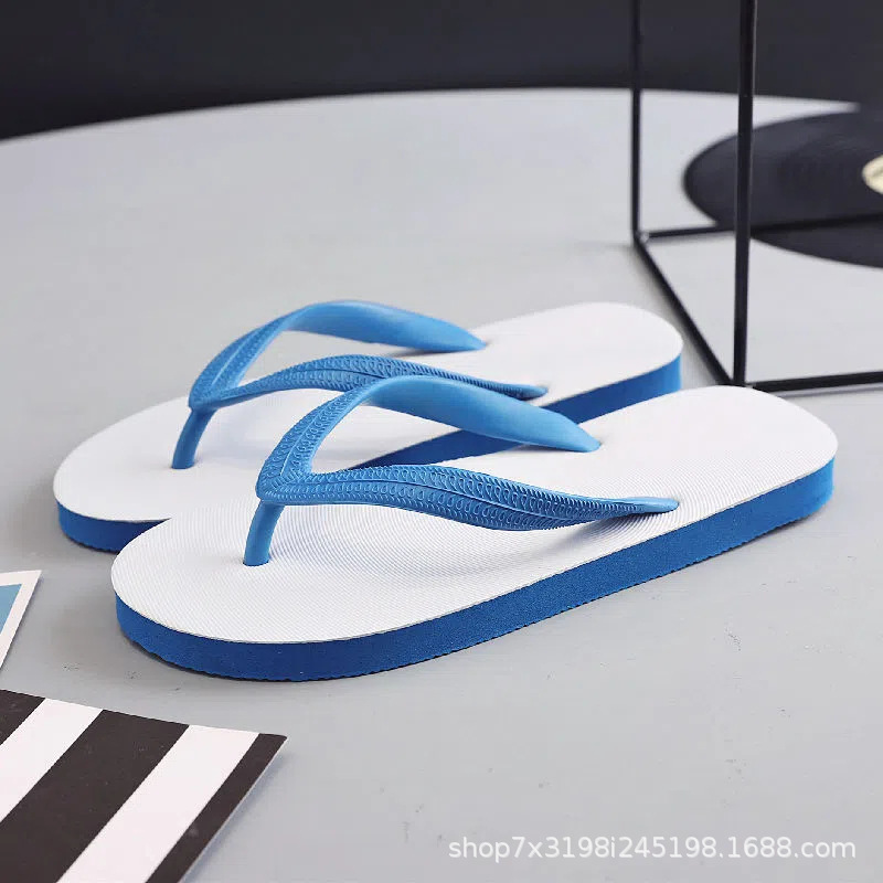 Thai Fish Brand Flip-Flops Rubber Bottom Wear-Resistant Non-Slip Deodorant Korean Style Men's Fashionable Clip Flip-Flops Vietnamese Beach Slippers