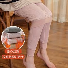 男女童校服保暖裤冬季加绒加厚内穿儿童蚕丝棉裤打底绒裤内胆