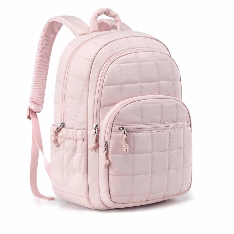 Ready Stock Laptop Backpack Women's Travel Laptop Backpack Quilted Casual Backpack Waterproof School Bag
