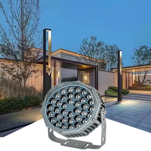 Tree Lighting Lawn Spotlight Led Floodlight Outdoor Spotlight Waterproof High Brightness Round Outdoor Garden Light Landscape Light