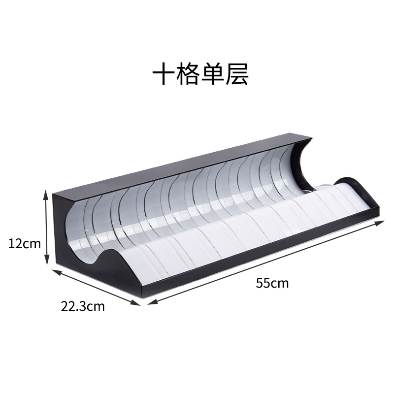 덮개 없이 한 층에 10개의 그리드가 있음