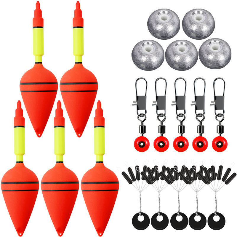 Bandera roja flotante de gran vientre, conjunto de puerto de pesca de gran vientre, monstruo de agua flotante flotante, langosta flotante