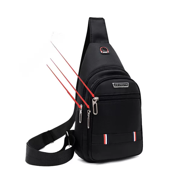 Cross-border New Chest Bag Men's Bag Multi-functional Travel Outdoor Backpack Casual Sports Shoulder Bag Men's Crossbody Bag