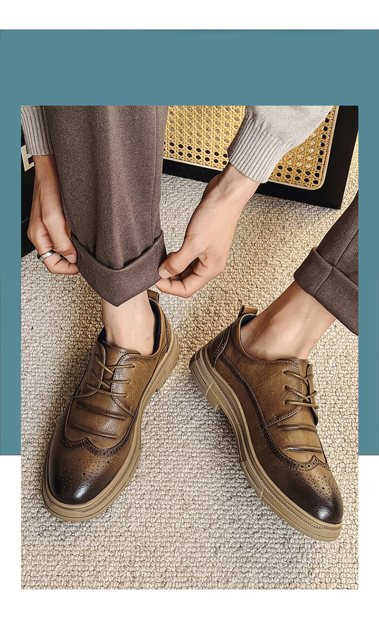 Suit Wedding Groom Business Formal Casual Leather Shoes Men_voghion.com