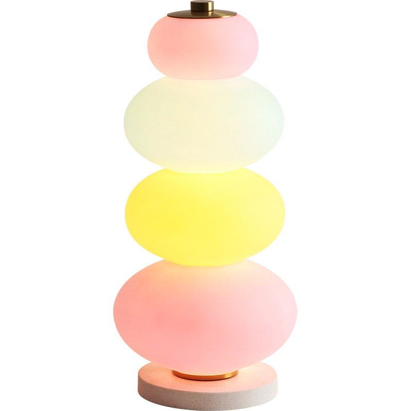 Luz de piso de caramelo arcoíris dormitorio creativo calabaza macarón niña dormitorio principal sala de estar sofá luz de piso 522L image 5