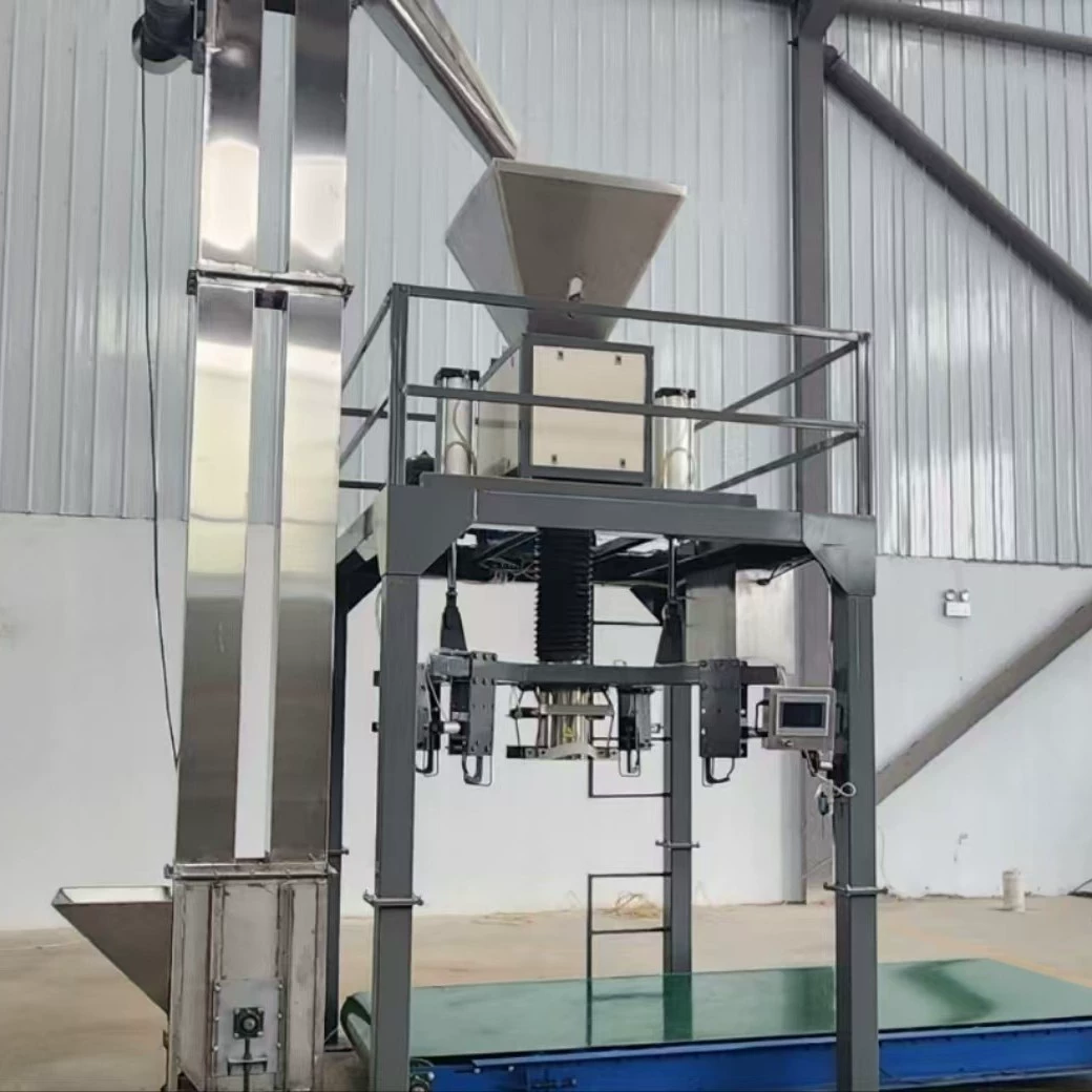 Производитель автоматических весов для фасовки в мешки-тоннажи 500 тонн, светло-серого цвета, с двойной спиралью для порошкообразных материалов