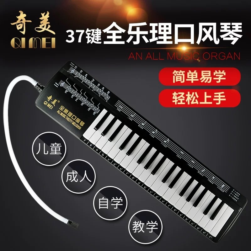 奇美全乐理口风琴37键学生乐理标尺教学比赛儿童专业口吹琴管风琴|undefined