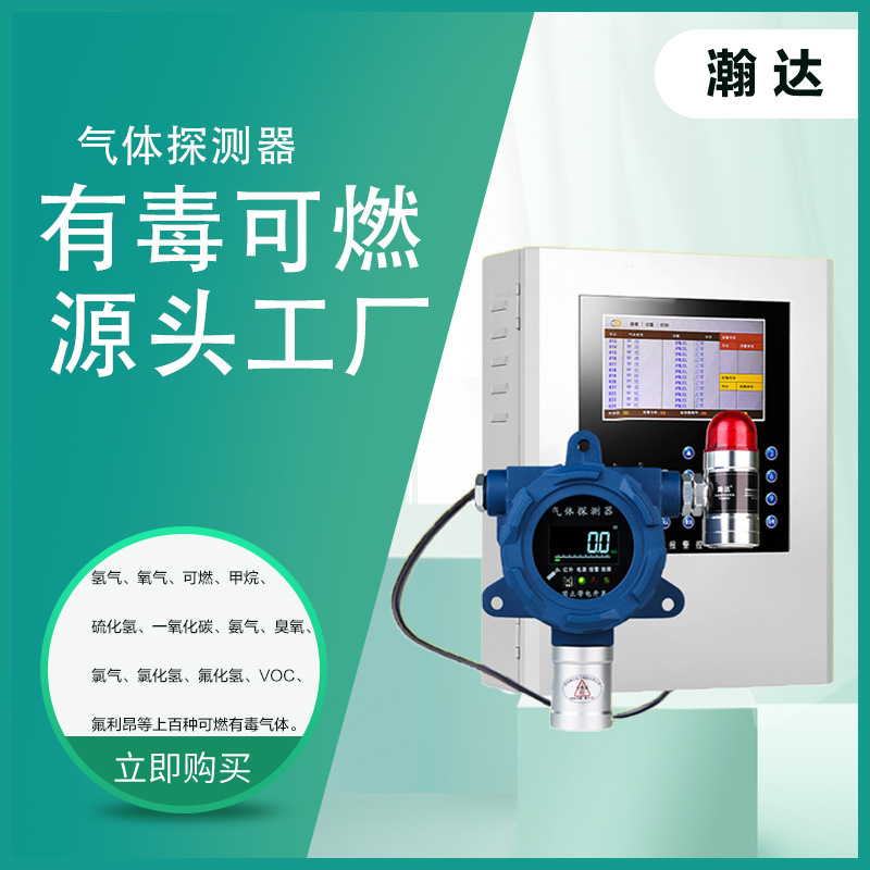 Alarm System Device Oxygen Ammonia Acetone Methane Gas Alarm Concentration Detector High Precision Detection