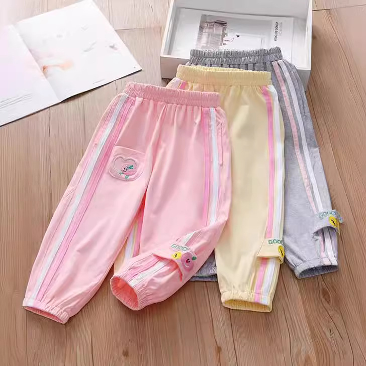 Stylish Sweatpants for Girls, 2026 New Style, Casual Long Pants, Korean Style, Loose Fit, Mosquito Repellent Pants, Summer Wear