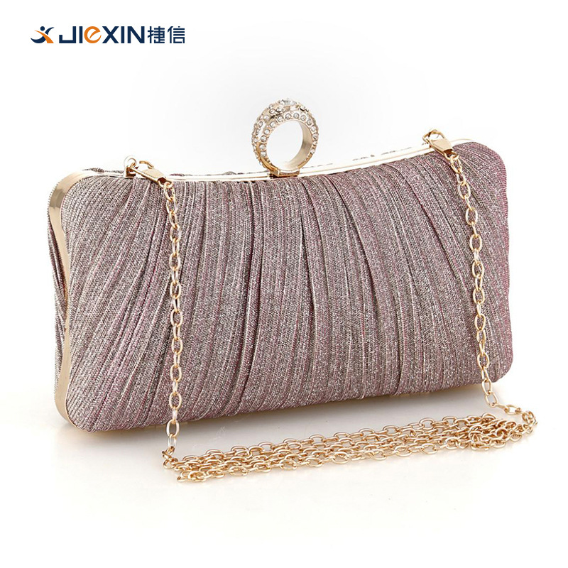 New Evening Bag Pleated Clutch Party Bag New Chinese Style Banquet Bag Women's Crossbody Pleated Gown Cheongsam Bag - Thumbnail 2