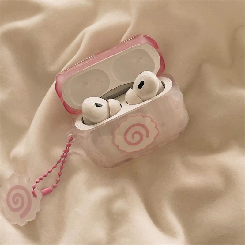Paste de pescado rosa coreano para airpodspro2 / 3 estuche de auriculares de Apple AirPods 4 generación estuche de protección Bluetooth 5