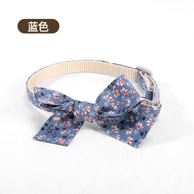 Collar para mascotas de Amazon Botón para gatos Bib Bowknot Collar para mascotas Collar para mascotas Accesorios para mascotas ajustables
