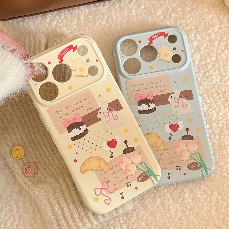 Cute Bestie Style Suitable for Apple 17 Phone Case iPhone 16 Pro Max Rabbit Collage 11 Gentle 13 Soft 15 Cute Bestie Style Suitable for Apple 17 Phone Case iPhone 16 Pro Max Rabbit Collage 11 Gentle 13 Soft 15