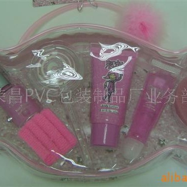 深圳PVC化妆品袋礼品袋胶骨袋拉链袋玩具收纳袋牙膏包装袋 防晒霜