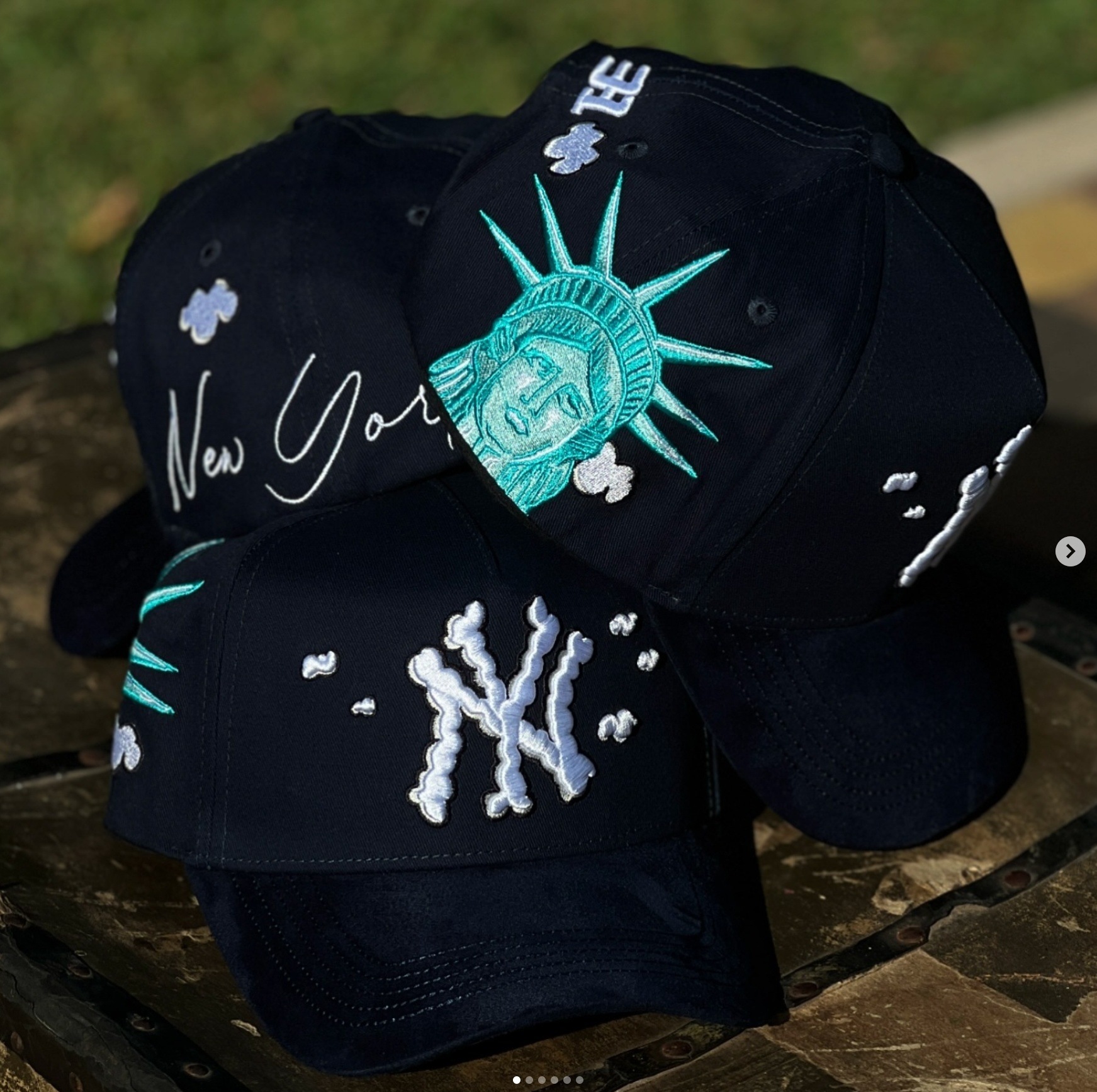 Aliexpress spot Dandy letras bordadas ajustables gorra de boca de pato borde curvo con taladro gorra de béisbol