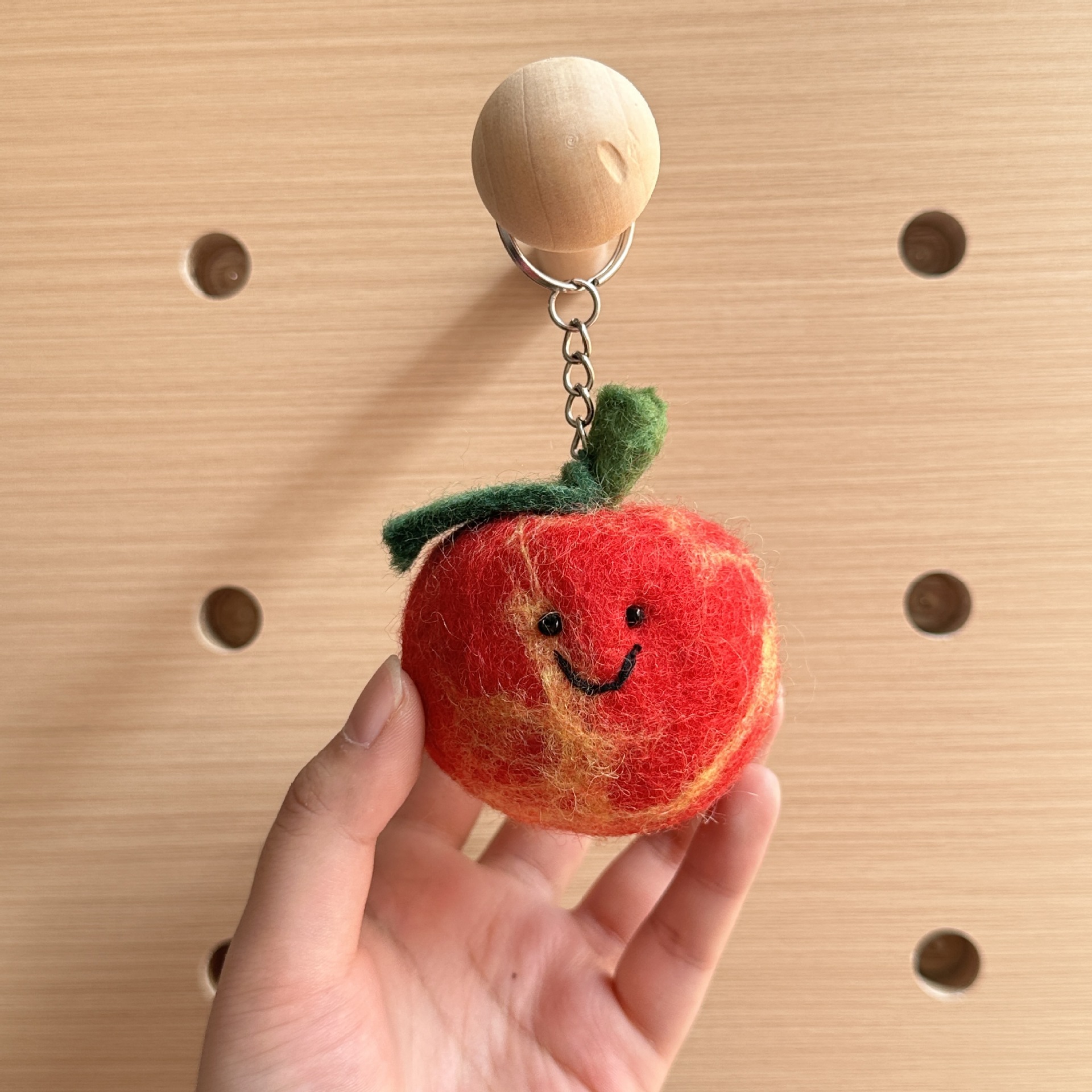 100g Weight Bag Pendant, Keychain Classification 1 Piece Quantity Holiday, Daily Occasion wool felt Material Fruit, Vegetable Pattern Cute Style 1 Piece Cute Fruit Vegetable Wool Felt Bag Pendant Keychain 29