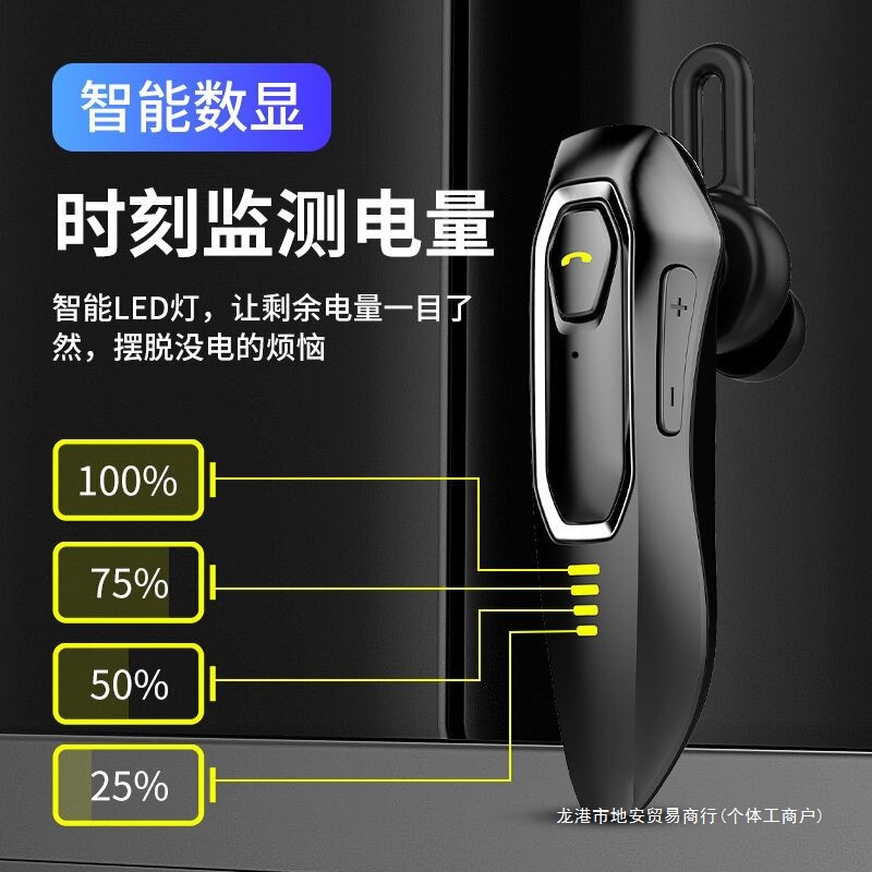 New Wireless Bluetooth Headset, Intelligent Noise Reduction, High Quality, Long Standby, Suitable for Oppo, Huawei, Vivo and Apple