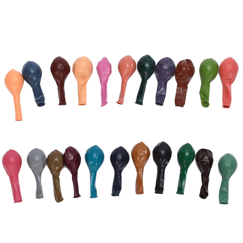 Globo retro transfronterizo 12 pulgadas 2,8G retro engrosada fiesta de cumpleaños globo decoración globo Retro