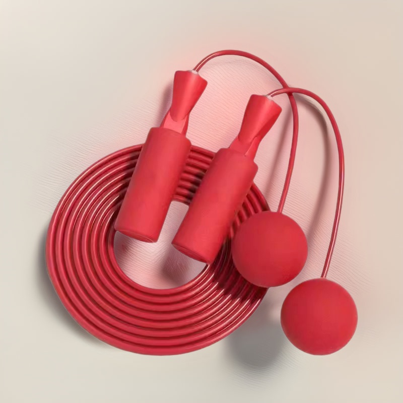 Dual-purpose cordless rope skipping weight-bearing fitness rope yoga shaping indoor silent special rope bearing skipping rope