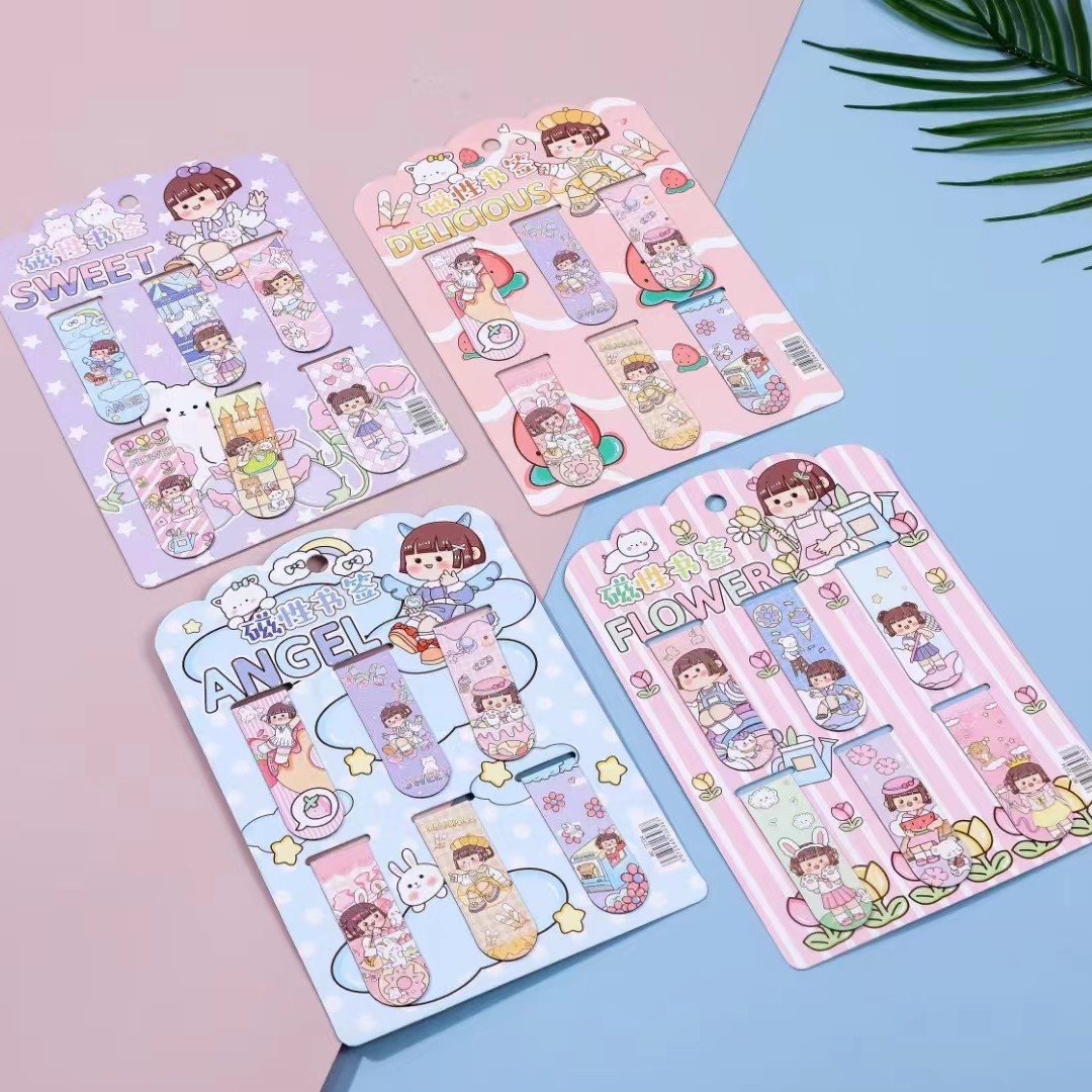 New Bookmark [Little Maple Potato] 1 board 6 pieces