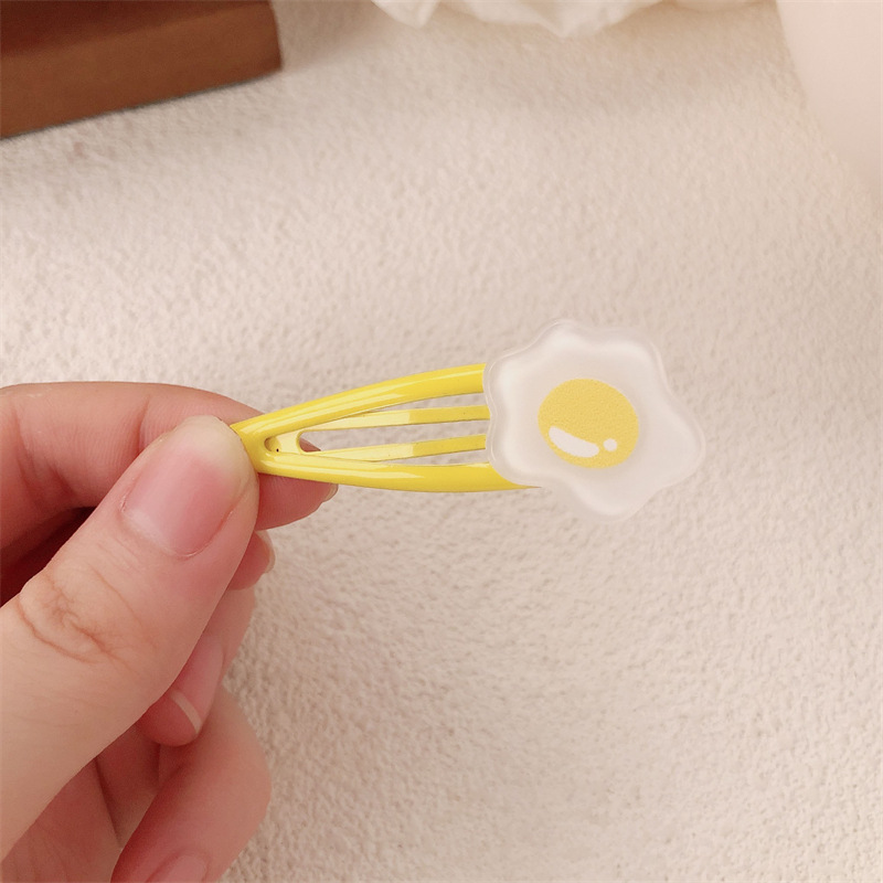 Hermosa niña acrílico pato cuerda de cabeza temperamento de alta elasticidad intestino delgado anillo de cabello universal huevo correa de cabello correa