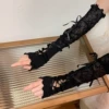 Black, long