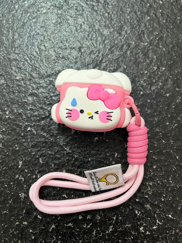 跨境卡通Kitty猫电话airpods4保护套苹果1/2代无线蓝牙耳机壳pro3|undefined