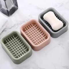 3 Pack Bathroom Soap Sinks Double Layer Scandinavian Soap Sinks Creative New Plastic Travel Handmade Soap Sinks Soap Rack