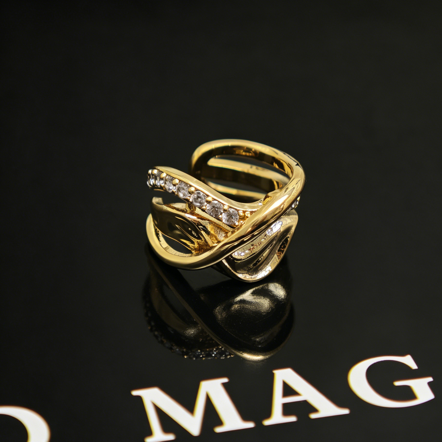 Premium Gold Ear Cuff For Non Pierced Ears Unique Ear Accessory_voghion.com
