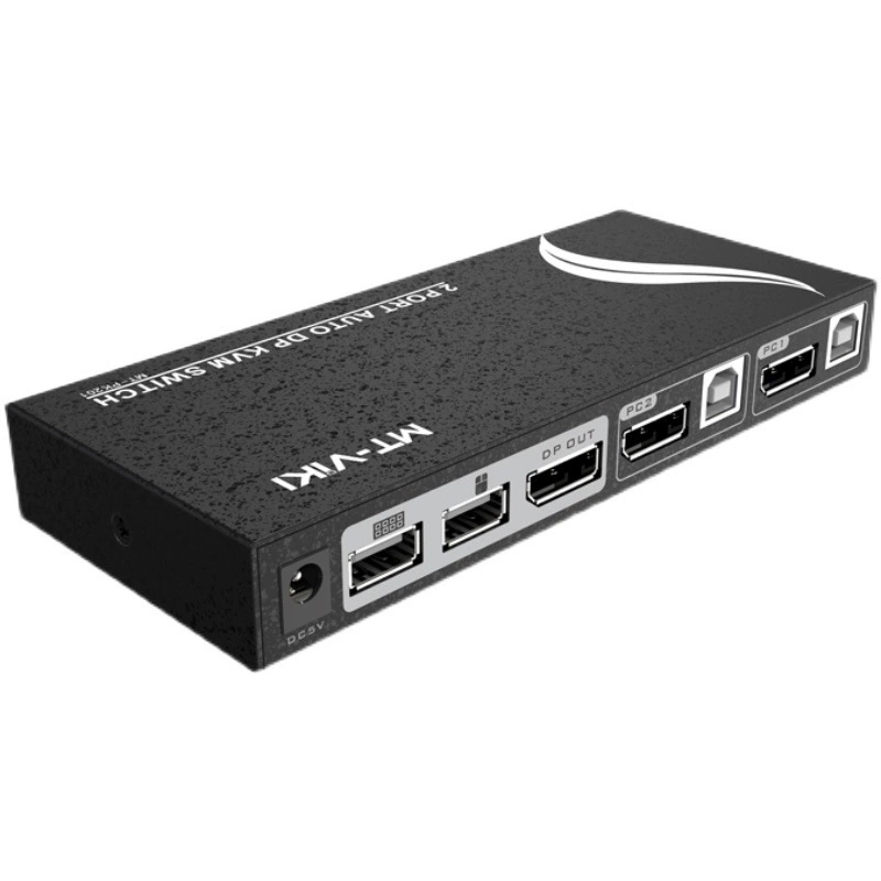 Maxtor DP переключатель KVM автоматический два входа и один выход 4K компьютерный хост совместная клавиатура мышь дисплей PK201