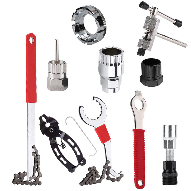 Kit de Herramientas para Reparación de Bicicletas y Bicis de Montaña, Incluye Descarrilador y Extractores