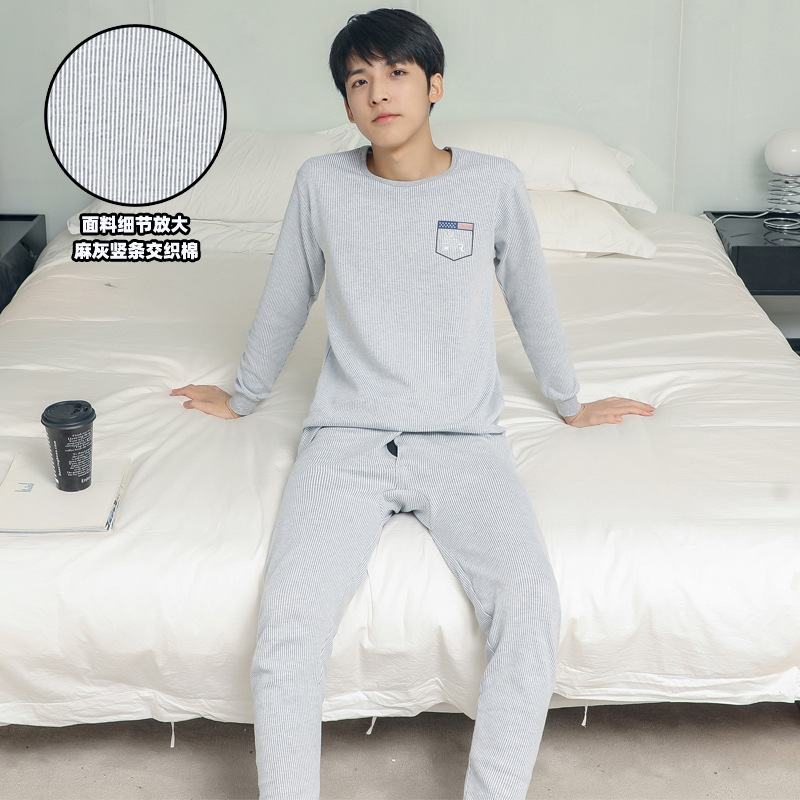 Ropa de otoño juvenil pantalones largos conjunto de ropa interior para niños medianos y grandes niños y niñas suéter de algodón niñas suéter línea conjunto de pantalones